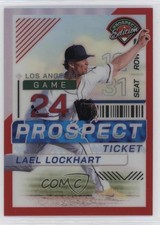 2024 Panini Prospect Edition Red Prizm 37/199 Lael Lockhart Jr #167 00gy