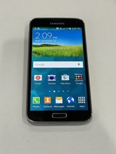 Samsung Galaxy S5 G900A Unlocked - Damaged For Parts - NO BATTERY NO DOOR - Read