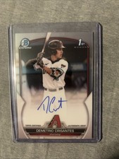 Demetrio Crisantes 2023 Bowman Chrome #CPA-DCS Chrome Prospect Auto