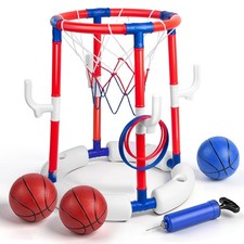 Pool Basketball Hoop Pool Toys for Kids Ages 8-12 4-8 Fun Party Bath