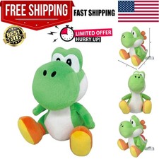 Yoshi Stuffed Plush Toy, 8    Super Mario All Star Collection, Multi-Colored