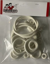 Gottlieb Scuba Pinball Machine Replacement Repair Rubber Ring Kit White