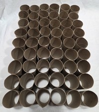 54 Empty Cardboard Toilet Paper Tubes Rolls 3 7/8 Inches Or 10 Centimeters