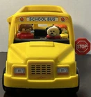 Vintage Fisher Price-Little People Dog Chunky School Bus 5 Figures 1991 #2372