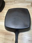 XLG Vintage Unmarked WAGNER WARE Cast Iron Square Skillet  11” x 17”