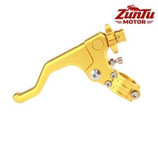 Motorcycle Short Stunt Clutch Lever Gold For HONDA YAMAHA KAWASAKI Dirt Bikes