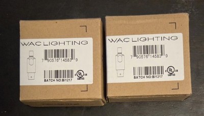 WAC Lighting SK14-BN Flexrail Sloped Ceiling Adapter Lot Of 2
