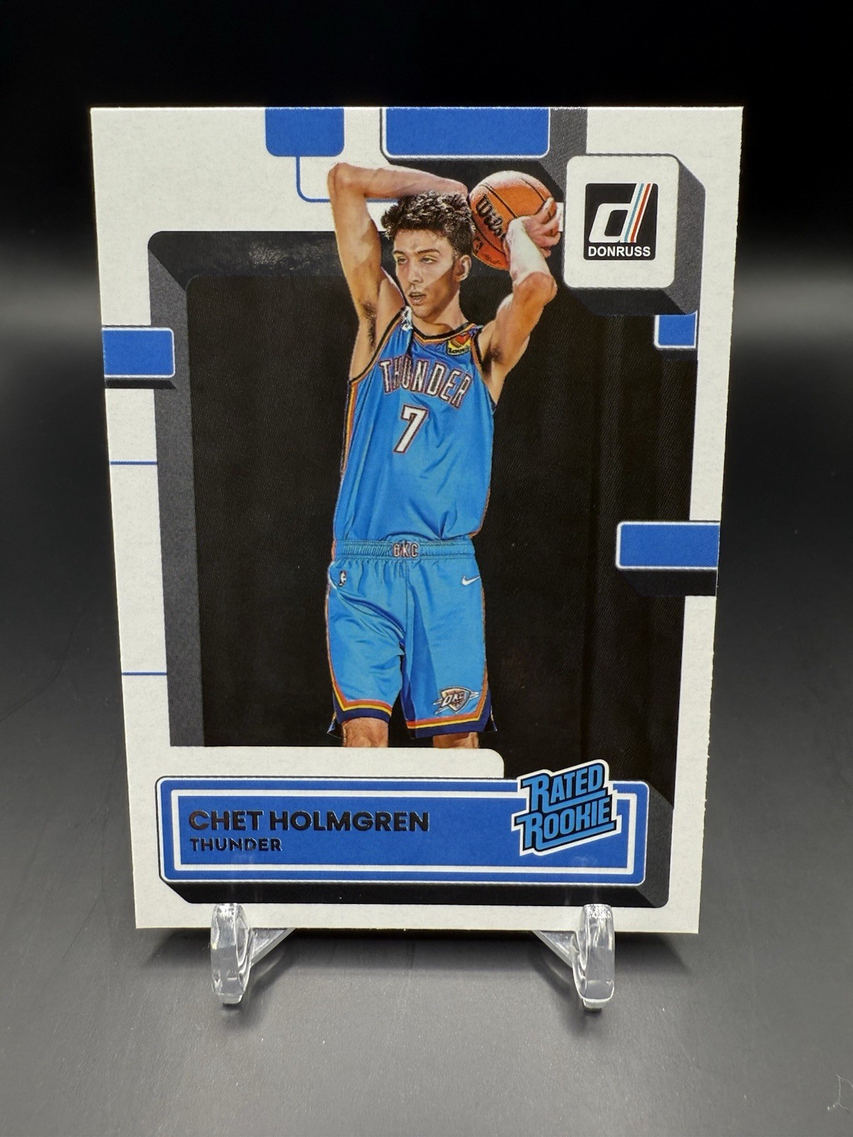 2022-23 Panini Donruss - Rated Rookie Chet Holmgren #202 (RC) Thunder