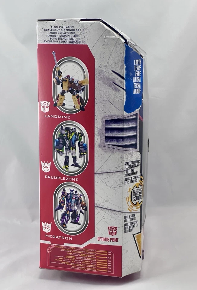 Optimus Prime Cybertron Rid Leader Class Transformers 2005 Raro Euro Caja Hasbro - Imagen 3 de 4