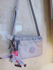 NWT Kipling Abanu Crossbody Bag Shoulder Purse in Metallic Purple KI1051