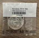 1964 Kennedy Half Dollar 90% Silver Uncirculated Littleton Sealed US Coin