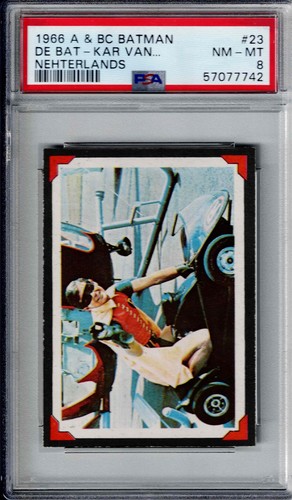 1966 A&BC Batman Riddler Back #23 — PSA 8