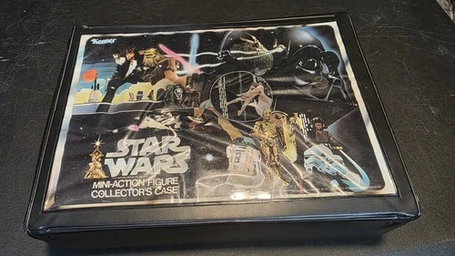 Starwars Mini Action Figure Case Kenner 1977 With 22 Action Figures