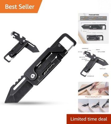 8-in-1 Stainless Steel Keychain Multitool - Your Everyday Companion