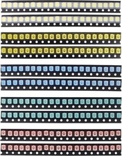 Smd Led Diodes Kit 3528 1210 200pcs Assorted Colors Green Red White Blue Yellow