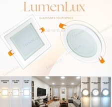 LED Down Light / Spot Light / Panel Light Crystal Glass Edge With 3 CCT Colour