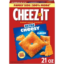 Cheez-It Cheese Crackers, Baked Snack Crackers, Lunch Snacks, Family Size, Extra