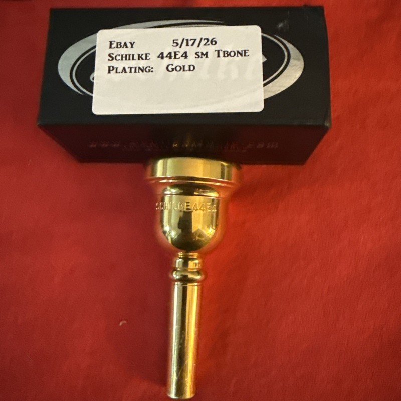Trombone Mouthpiece Schilke 44E4, small shank GOLD