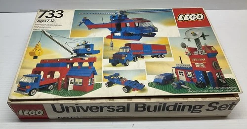Vintage LEGO Set #733 Universal Building Set 1979 Completeness Unknown w/Manual