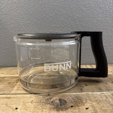 Bunn Coffee Maker 10 Cup Decanter Pot Replacement Glass Carafe Black Lid Handle