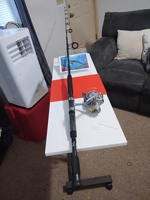 Spinning Fishing Rod Zebco Bite Alert 7' MH 7-50lb And Reel Samurai 3i 40000