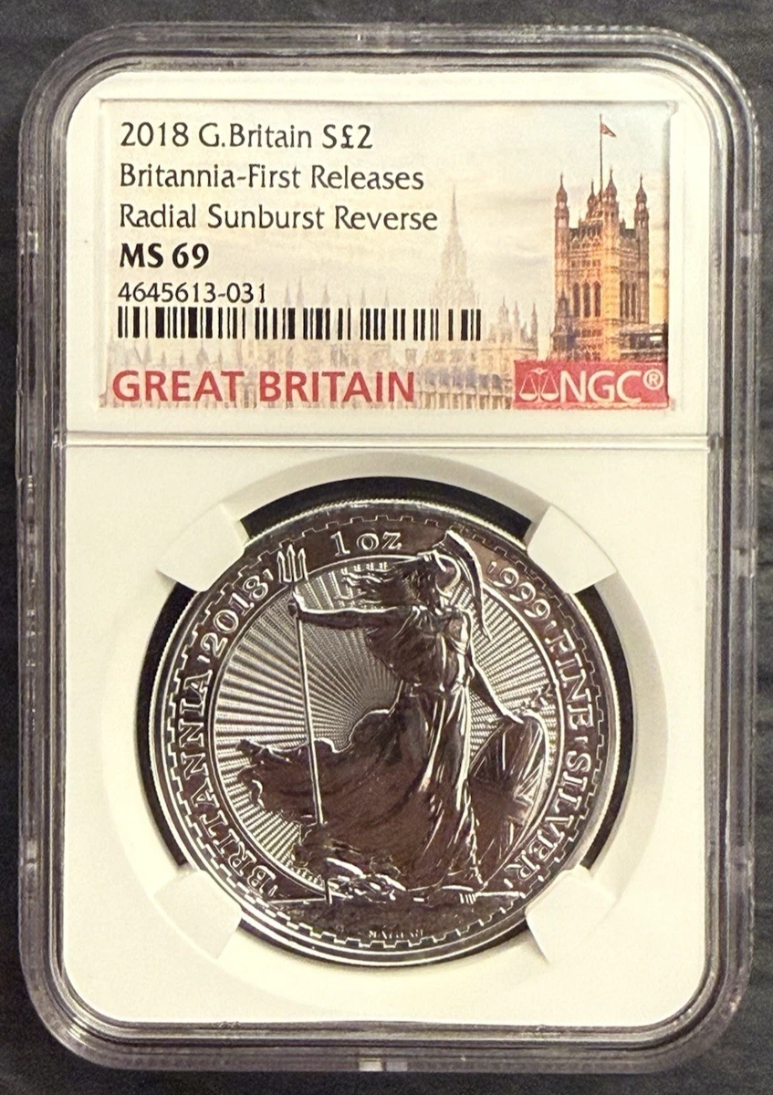 UK Britannia MS 69 Silver Bullion Coins for sale | eBay