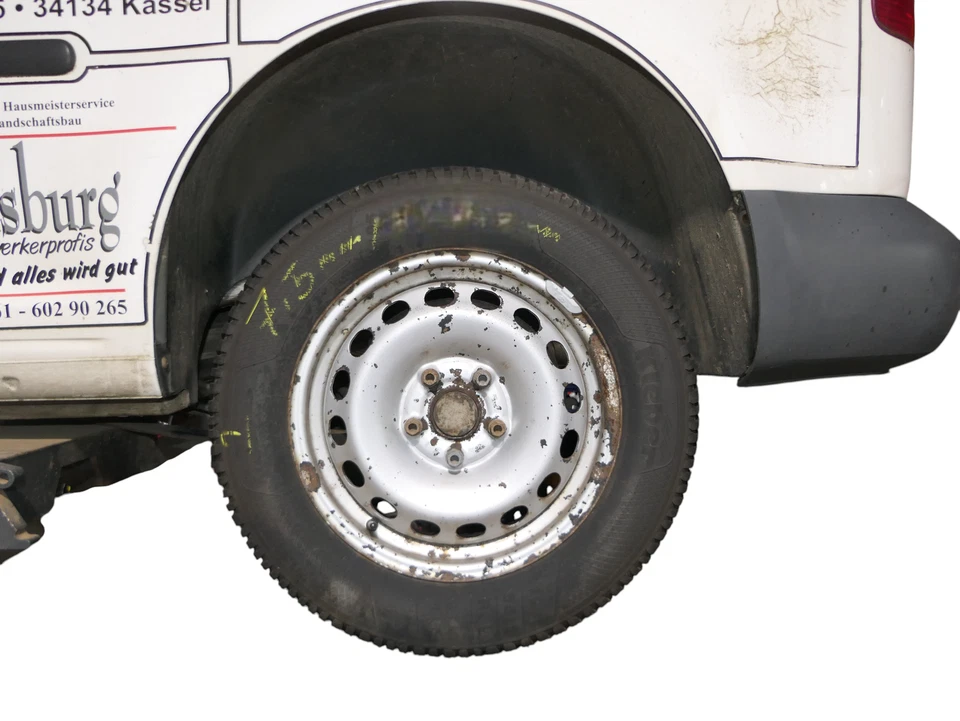 2x Felgen Caddy 2K 195/65 R15 Winterreifen Felge 6jx15H2 ET47 Reifen -ca.6-7,5mm - Bild 2 von 4