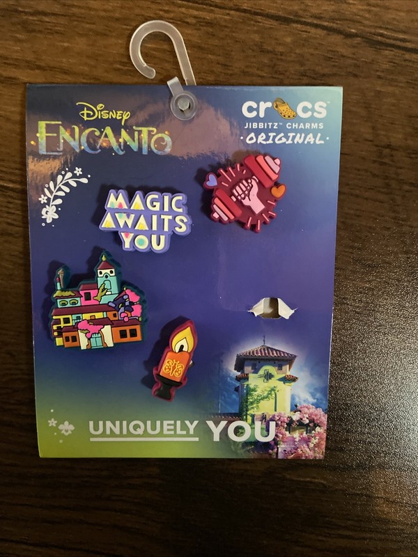 Crocs Jibbitz 4 Pack Encanto Magic Awaits You Weight Candle Casita *NO MIRABEL*
