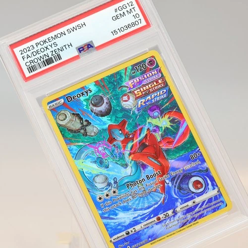 Pokemon TCG - Deoxys GG12/GG70 Crown Zenith Trainer Gallery  - PSA 10 GEM MT