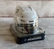 Pittsburgh Penguins NHL Collectible White Mini Helmet Franklin Sports Unsigned
