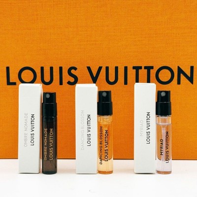 LOUIS VUITTON PERFUME SILK ROAD SET OF 3 SCENTS SAMPLE SPRAY 2ML/0.06OZ