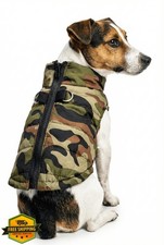 DroolingDog Dog Winter Jacket Camo Waterproof Coat Dog Camouflage Costume wit...