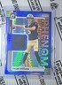 2025 Panini Donruss Optic~Tyler Shough Blue Hyper Rookie Phenom MeM Patch (RC)
