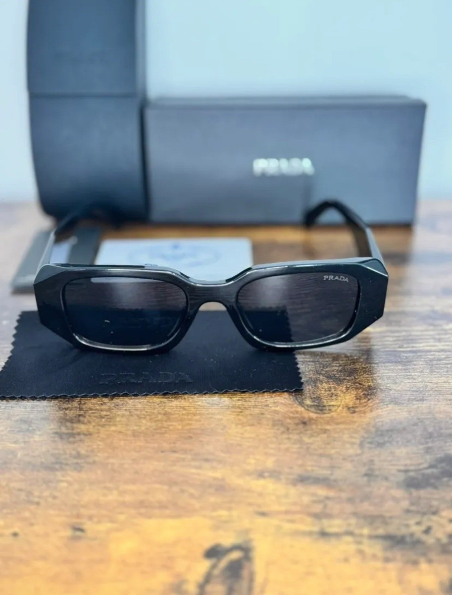 Prada PR17WS 1AB5S049 Women's Sunglasses 49 mm Black / Dark