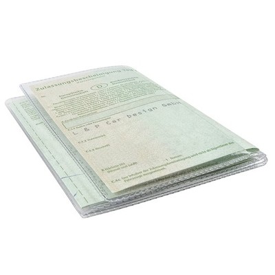 Festland DESIGN Fahrzeugschein-Hülle Mit RFID-Schutz - 5-Fach Dokumentenmappe Schwarz