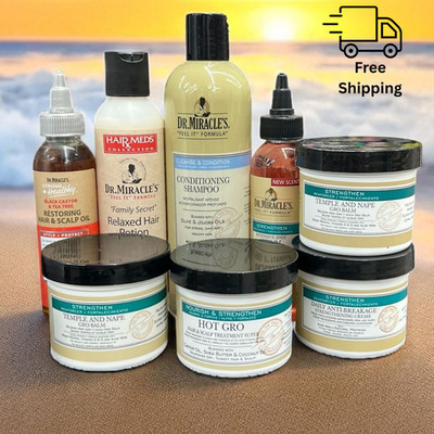 Dr Miracle s Complete Haarpflege Set 8 - Shampoo, Öle, Cremes & Behandlungen Konvolut