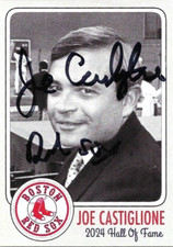 Joe Castiglione signed trading card Boston Red Sox Hall of Fame Broadcaster - 4