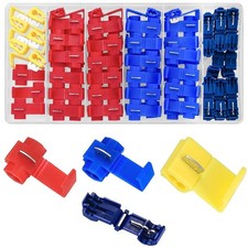 80 Pcs Quick Splice Wire Connectors, Solderless Quick Splice Snap Electrical ...