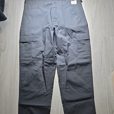 Tact Squad Rip-Stop 6 Pocket Poly/Cotton BDU Pants Black L/R