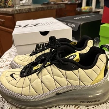 NIKE CI3871-100 AIR MAX MX-720-818 YELLOW/WHITE/BLACK MENS SNEAKERS SIZE US 8.5