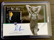 2021 Panini Noir Isaiah Jackson RC Auto Patch 92/99