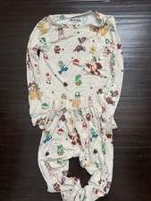 Bamboo Mario Pajama Set Size 3t Kids