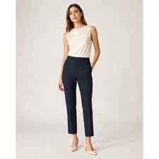 Tory Burch Wool Blend Skinny Dress Pants Navy Blue size 6