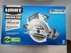 HART HPCS25 20-Volt Brushless 7-1/4 Inch Circular Saw - Tool Only No Battery