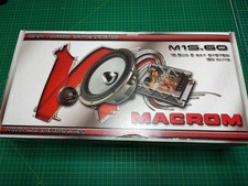 Set di altoparlanti 2 vie auto Macrom M1s.60 old school car audio hifi vintage