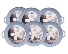6 x Pan Lid Splash Guard Silicone Saucepan Pot Steamer Microwave Overflow Cover