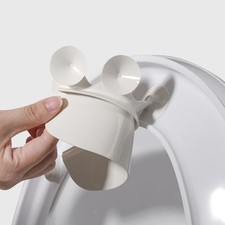 Toilet Seat Urine Guard Fits Round Elongated Toilet Splash Guard for Adults