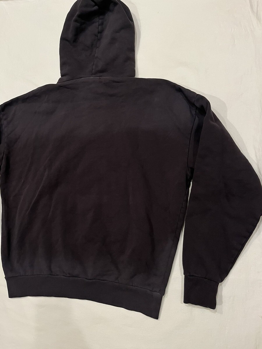 Drew House Scribble Boxy Hoodie Sweatshirt Faded Black Mens Size 