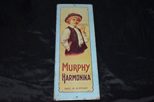 Vintage MURPHY HARMONIKA Metal Sign Sanford J. Heilner Inc 1974 Made in USA