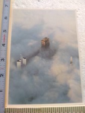 Postcard Buildings Covered in Clouds San Francisco California USA